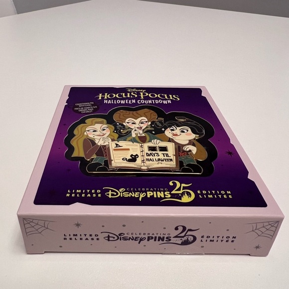 Disney Hocus Pocus Halloween Countdown Jumbo Trading Pin Limited Edition New2025 - Picture 9 of 11